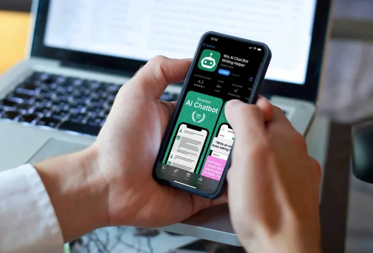 iPhone mit Chat GPT App