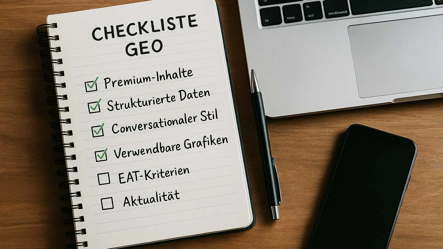 Checkliste GEO