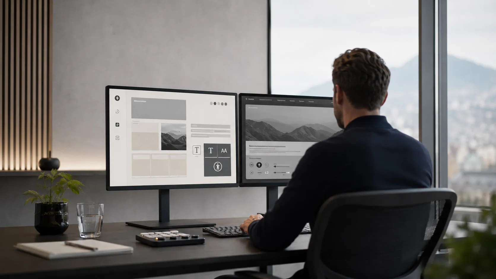 Vergleich zwischen neuer barrierefreier Website und Optimierung einer bestehenden Website.