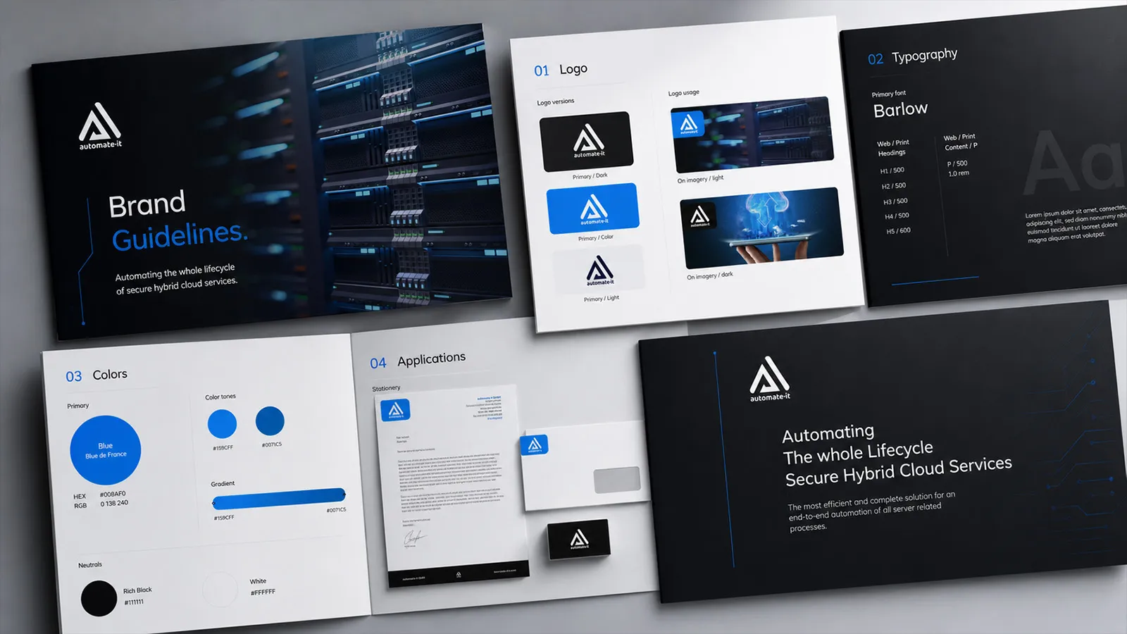 automate IT Corporate Design Showcase